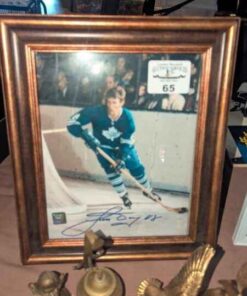 Autographed Jim Dorey Autographed Toronto Maple Leaf print