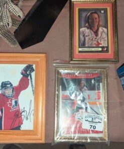 Autographed Women's collector Hockey cards