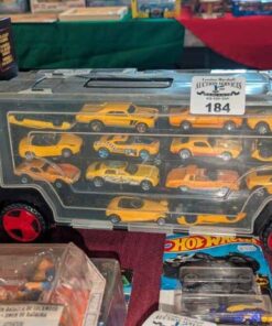 Adventure Force Truck Carrying case and model car contents