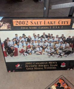 2002 Men's Olympic team print on board