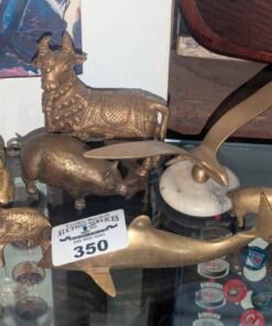 Brass animal figures