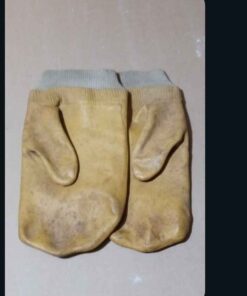 Waterproof rubber mitts