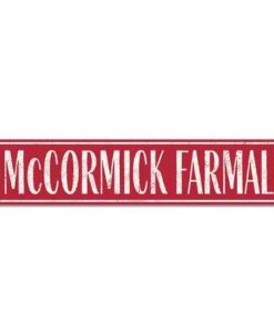 McCormick Farmall way metal collector sign 36x6