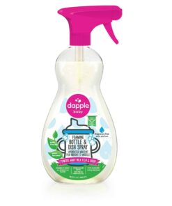 Dapple baby foaming bottle and dish spray