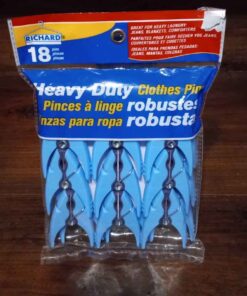 Heavy duty clothes pins