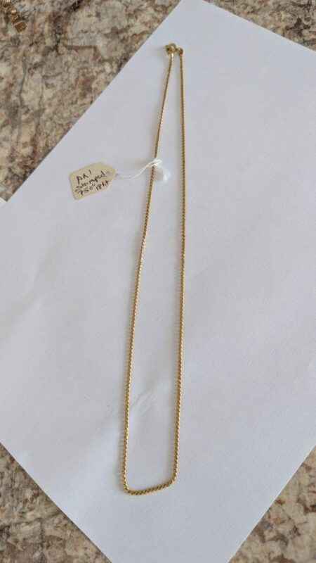 Gold Chain stamped 750 18Kt