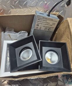 Set of lights with control box