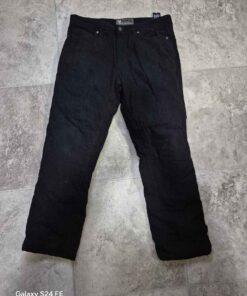 30x30 black jeans with fleece lining
