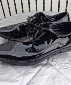 Joseph Abboud shiny black dress shoes size adult 8 W