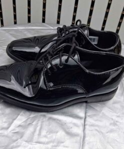 Joseph Abboud shiny black dress shoes size children's 3 M