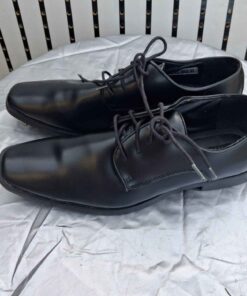 Joseph Abboud flat black dress shoes size adult 10 W