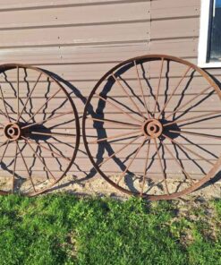 Antique Ornamental Wheels Set of 2