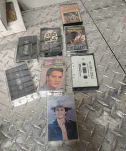 8 assorted cassettes