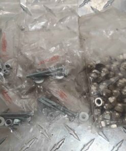 assorted domed nuts and bolts