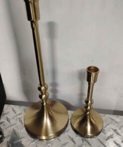 2 brass candle sticks