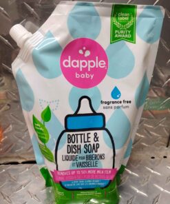 Dapple baby bottle and dish soap