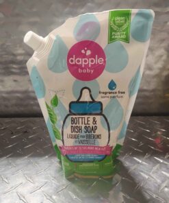 Dapple baby fragrance free dish soap 1 LITRE