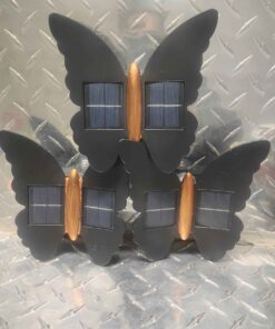 Black solar butterfly