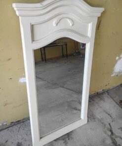 Large white bedroom mirror