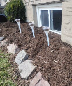 Frosted solar stainless solar light