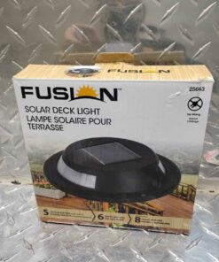 Fusion solar deck light