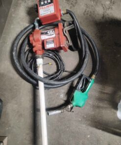 15 GPM 12 volt fuel pump with meter and nozzle