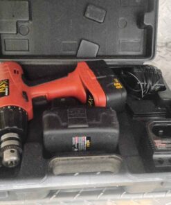 Drill 2 batteries charger and case