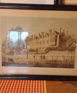 Merton college from field Edward days Era 1794