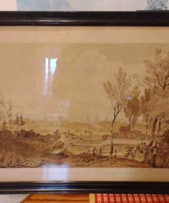 Oxford side of headington Hill art piece by JMW Turner 1802-1803 era