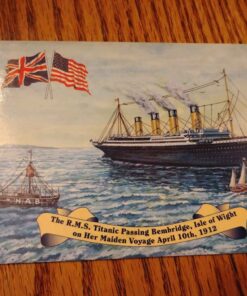The Titanic maiden voyage Post card LIMITED EDITION CARD # 1773 0F 2000