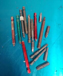 Assorted impact driver bits