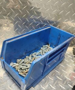 5/16 self threading bolts in large blue parts bin