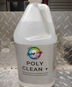 Smiley soap Poly clean.... Polished aluminium cleaner
