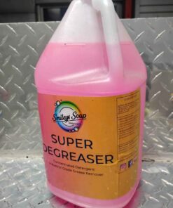 Smiley soap super degreaser.....get rid of grease and grime