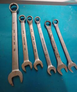 6 assorted wrenches