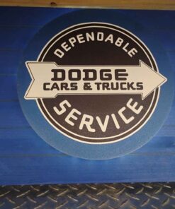 Dodge dependable service BACKLIT SIGN
