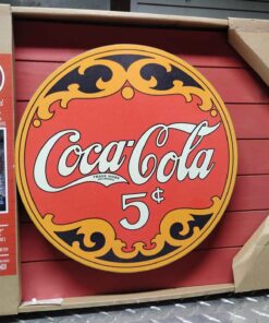 Coca Cola wooden BACKLIT SIGN