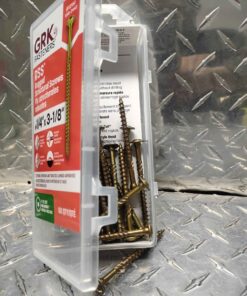 Partial container 1/4" x 3-1/4 construction screws 