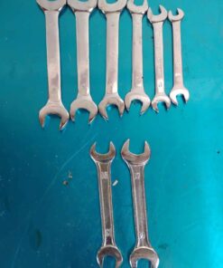 6 piece double end wrench set with 2 Extra assorted....all sizes from 8 mm to 19 mm