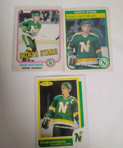 Hockey cards Craig Hartsburg 3 North Stars