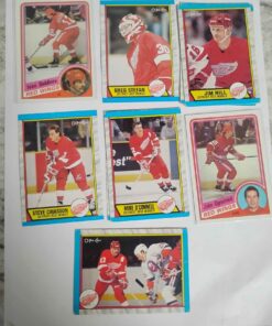 7 Detroit Red Wings Hockey cards