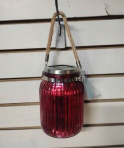 Red color solar hanging jar