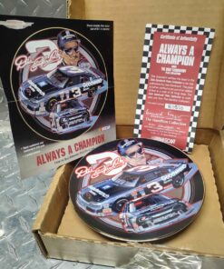 Dale Earnhardt.... always a champion limited edition collectible plate