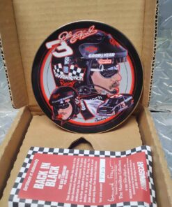 Dale Earnhardt.... Back in black limited edition collectible plate