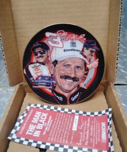 Dale Earnhardt.... The man in black limited edition collectible plate