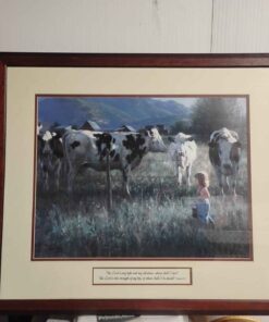 Large beautiful.....the Lord is my light and my salvation framed