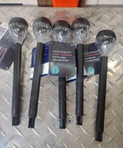 Moonrays round small pathway light