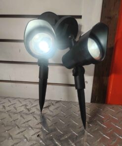 Round solar projection light