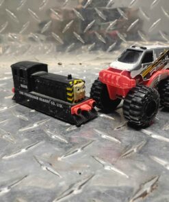 Thomas train and monster truck