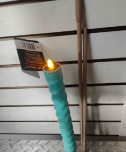 Solar candle....can be used on a single or double supplied stake